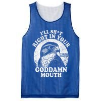 I’Ll Sht Right In Your Goddamn Mouth Mesh Reversible Basketball Jersey Tank