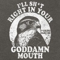 I’Ll Sht Right In Your Goddamn Mouth Cotton Canvas Backpack