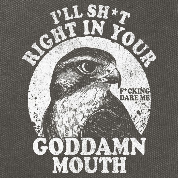 I’Ll Sht Right In Your Goddamn Mouth Cotton Canvas Backpack