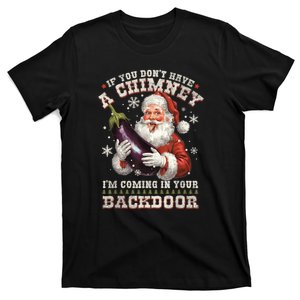 Inappropriate Santa Rude Christmas Sexual Innuendo T-Shirt