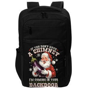 Inappropriate Santa Rude Christmas Sexual Innuendo Impact Tech Backpack