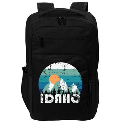 Idaho State Retro Vintage Impact Tech Backpack