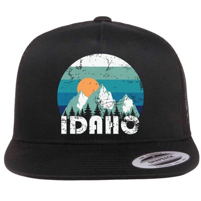 Idaho State Retro Vintage Flatbill Hat