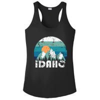 Idaho State Retro Vintage Ladies PosiCharge Competitor Racerback Tank