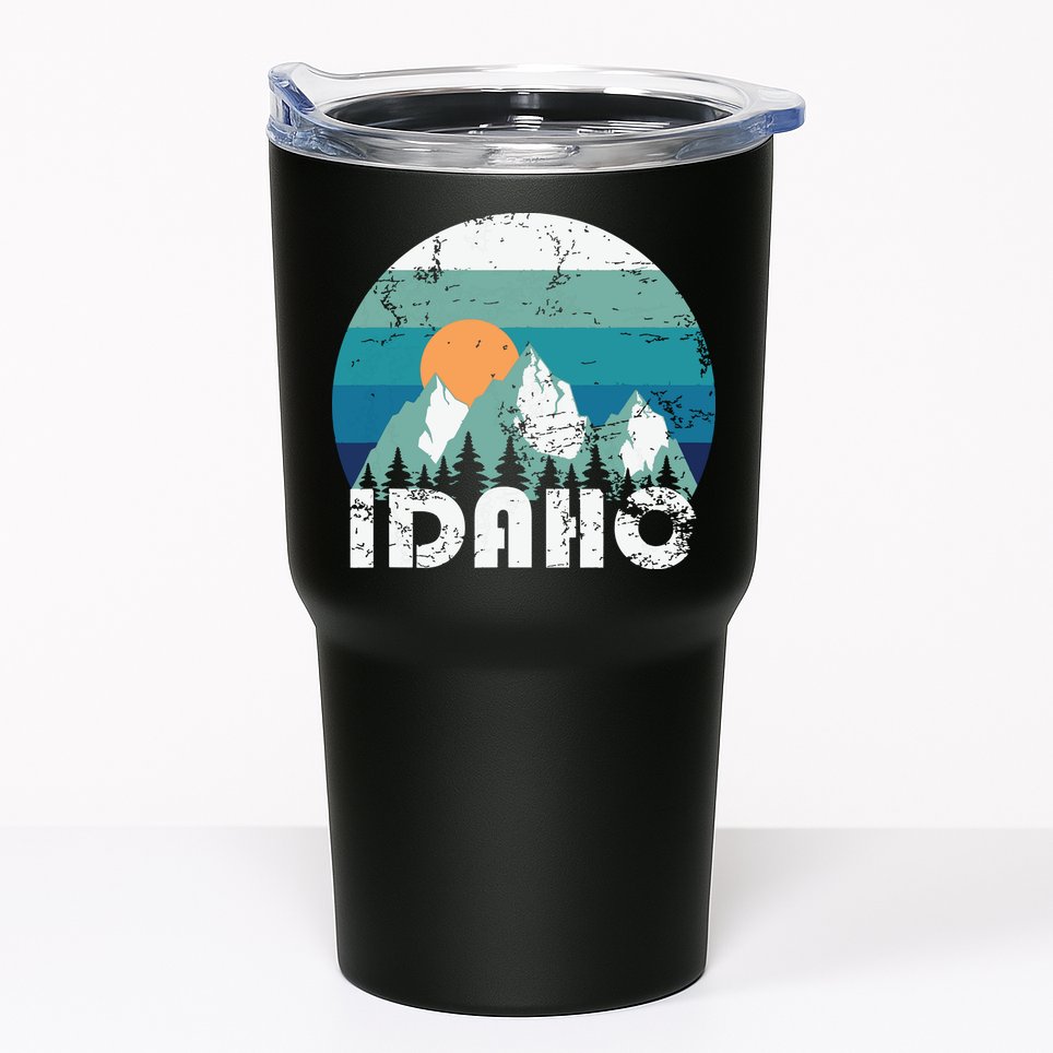 Idaho State Retro Vintage Tumbler