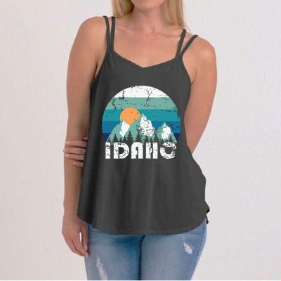 Idaho State Retro Vintage Women's Strappy Tank