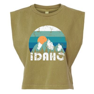 Idaho State Retro Vintage Garment-Dyed Women's Muscle Tee