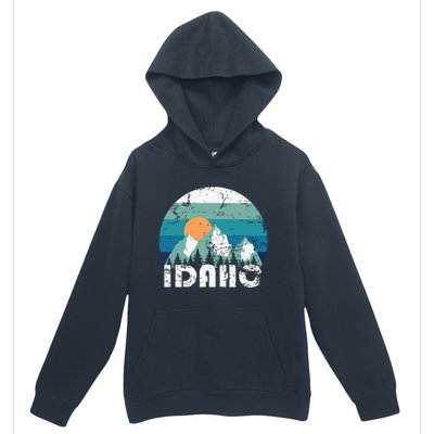 Idaho State Retro Vintage Urban Pullover Hoodie