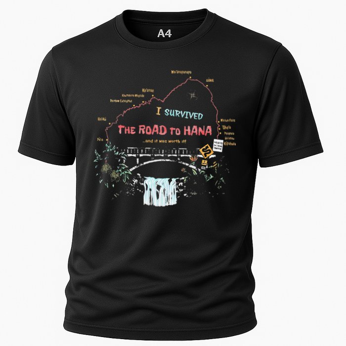 I Survived Road To Hana Maui Island Hawaiian Beach Summer Performance Shirt