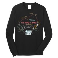 I Survived Road To Hana Maui Island Hawaiian Beach Summer Long Sleeve Shirt