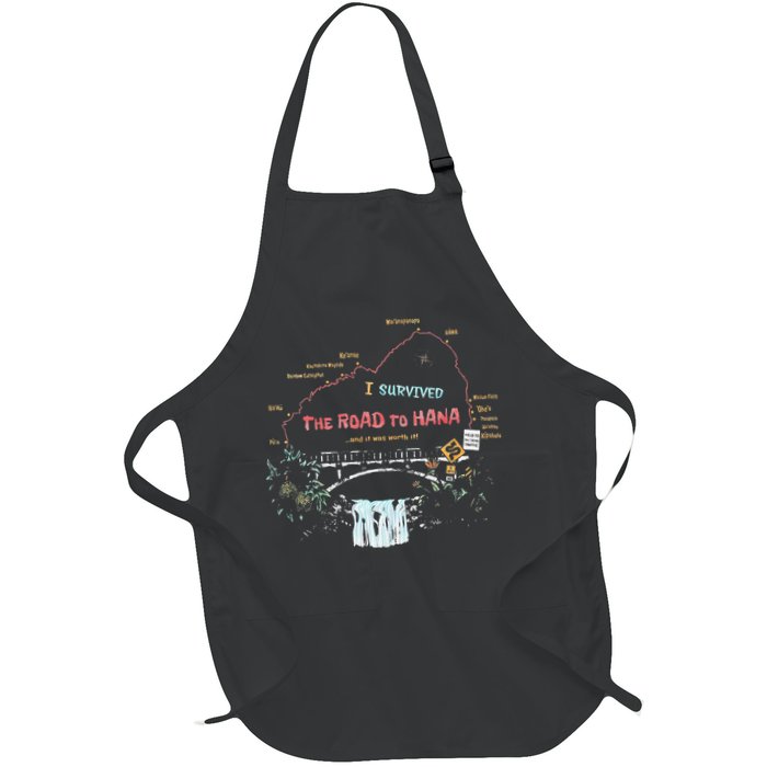 I Survived Road To Hana Maui Island Hawaiian Beach Summer Apron