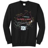 I Survived Road To Hana Maui Island Hawaiian Beach Summer Sweatshirt