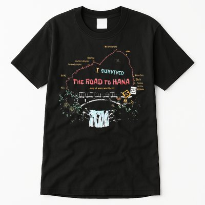 I Survived Road To Hana Maui Island Hawaiian Beach Summer Tall T-Shirt