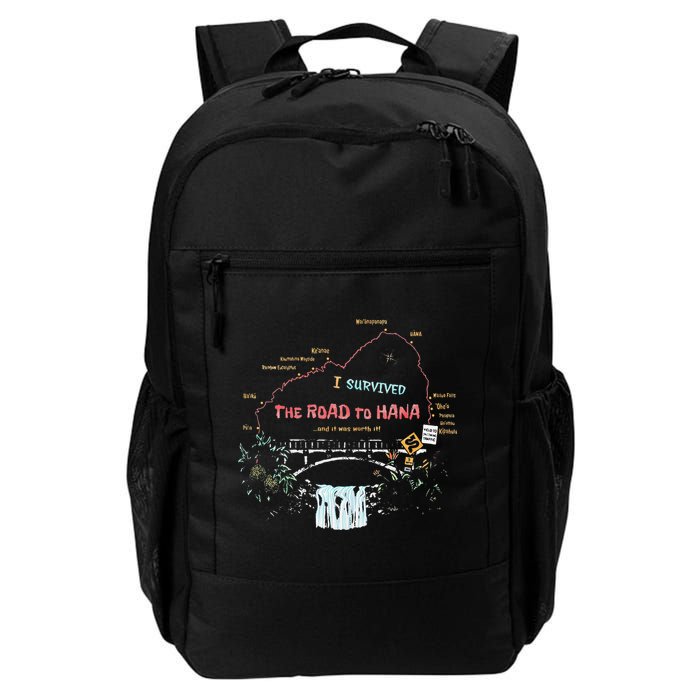 I Survived Road To Hana Maui Island Hawaiian Beach Summer Backpack