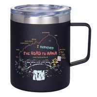 I Survived Road To Hana Maui Island Hawaiian Beach Summer 12oz Stainless Steel Coffee Mug