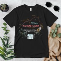 I Survived Road To Hana Maui Island Hawaiian Beach Summer Premium T-Shirt