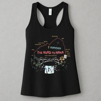 I Survived Road To Hana Maui Island Hawaiian Beach Summer Womens Tank Top