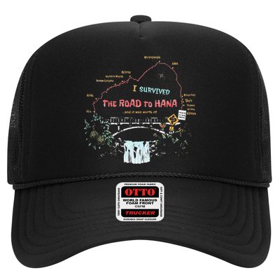 I Survived Road To Hana Maui Island Hawaiian Beach Summer Hat