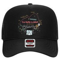 I Survived Road To Hana Maui Island Hawaiian Beach Summer Hat