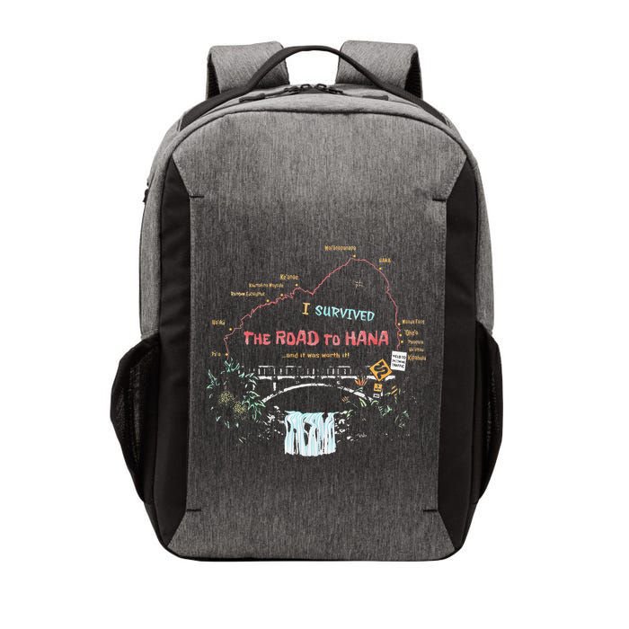 I Survived Road To Hana Maui Island Hawaiian Beach Summer Vector Backpack