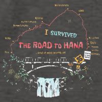 I Survived Road To Hana Maui Island Hawaiian Beach Summer Vector Backpack