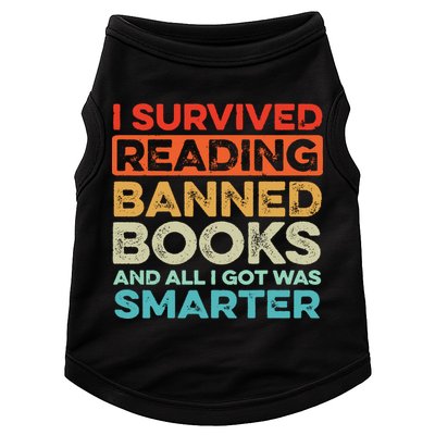 I Survived Reading Banned Books All I Got Was Smarter Doggie Tank