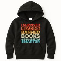 I Survived Reading Banned Books All I Got Was Smarter Kids Hoodie