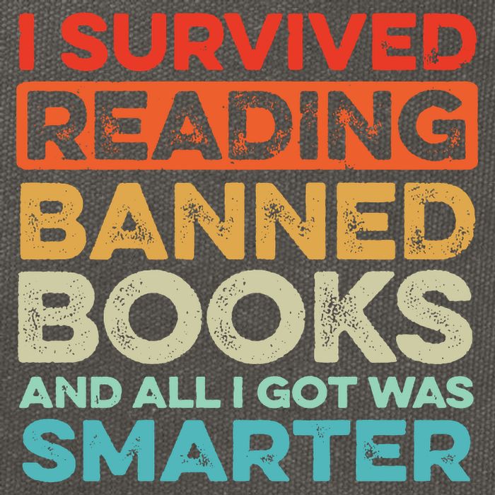 I Survived Reading Banned Books All I Got Was Smarter Cotton Canvas Backpack