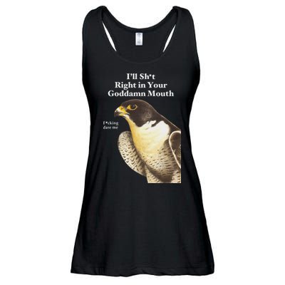 I’Ll Sht Right In Your Goddamn Mouth Funny Saying Quote Ladies Essential Flowy Tank