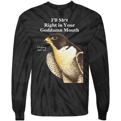 I’Ll Sht Right In Your Goddamn Mouth Funny Saying Quote Tie-Dye Long Sleeve Shirt