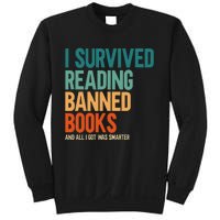 I Survived Reading Banned Books Book Lover Bookaholic Sweatshirt