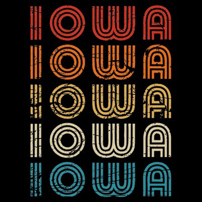 Iowa State Retro Vintage For Women T-Shirt