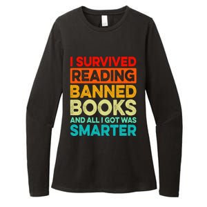 I Survived Reading Banned Books And All I Got Was Smarter Womens CVC Long Sleeve Shirt