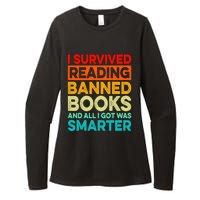 I Survived Reading Banned Books And All I Got Was Smarter Womens CVC Long Sleeve Shirt