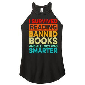 I Survived Reading Banned Books And All I Got Was Smarter Women's Perfect Tri Rocker Tank