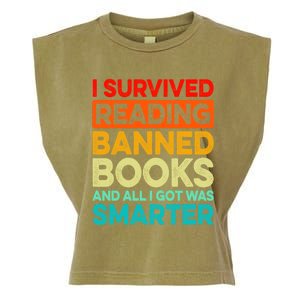 I Survived Reading Banned Books And All I Got Was Smarter Garment-Dyed Women's Muscle Tee