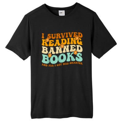 I Survived Reading Banned Books Book Lover Bookaholic Tall Fusion ChromaSoft Performance T-Shirt