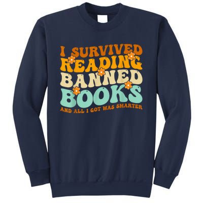 I Survived Reading Banned Books Book Lover Bookaholic Sweatshirt