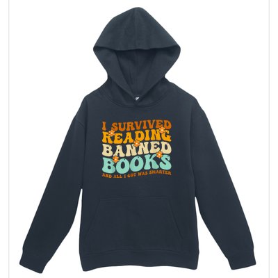 I Survived Reading Banned Books Book Lover Bookaholic Urban Pullover Hoodie