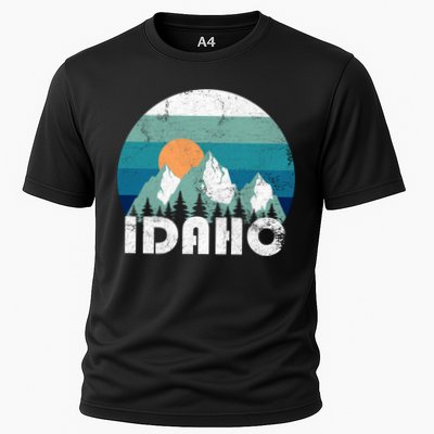 Idaho State Retro Vintage Cool Gift Cooling Performance Crew T-Shirt