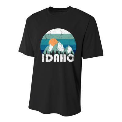 Idaho State Retro Vintage Cool Gift Youth Performance Sprint T-Shirt