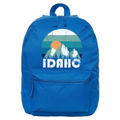 Idaho State Retro Vintage Cool Gift 16 in Basic Backpack