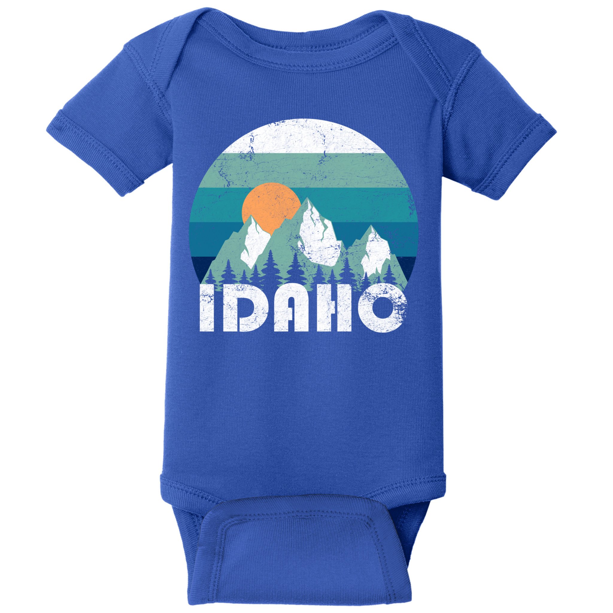 Idaho State Retro Vintage Cool Gift Baby Bodysuit
