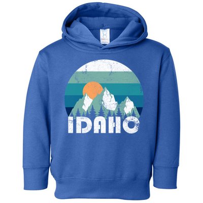 Idaho State Retro Vintage Cool Gift Toddler Hoodie