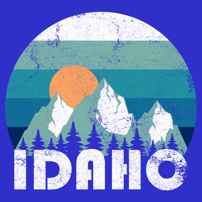Idaho State Retro Vintage Cool Gift Visor