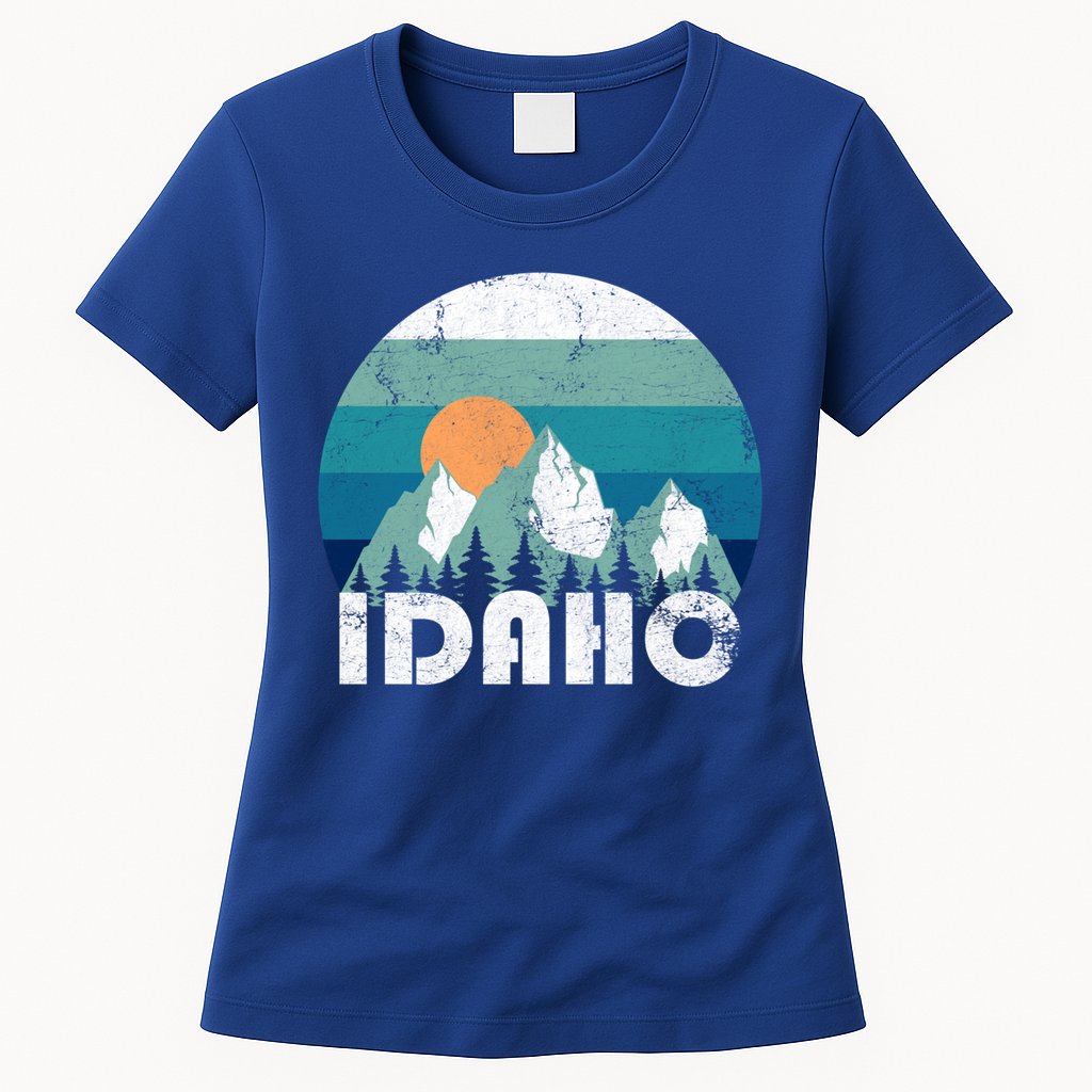 Idaho State Retro Vintage Cool Gift Womens T-Shirt