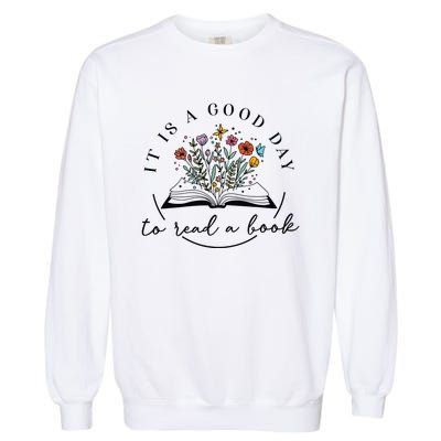 I Still Read Childrens Books School Teacher Nerd Librarian Garment-Dyed Sweatshirt