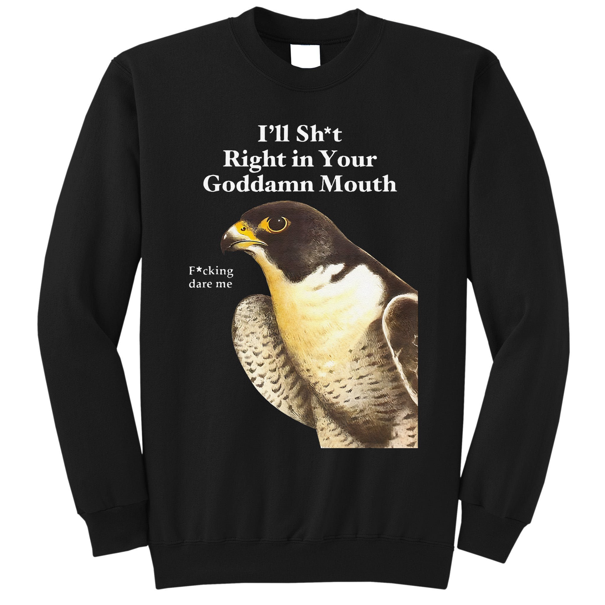 I’Ll Sht Right In Your Goddamn Mouth Funny Saying Quote Gift Tall Sweatshirt