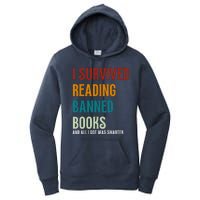 I Survived Reading Banned Books Book Lover Women's Pullover Hoodie