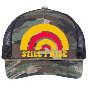 I Still Rise Feminist Equality Human Rights Equal Rights Retro Rope Trucker Hat Cap